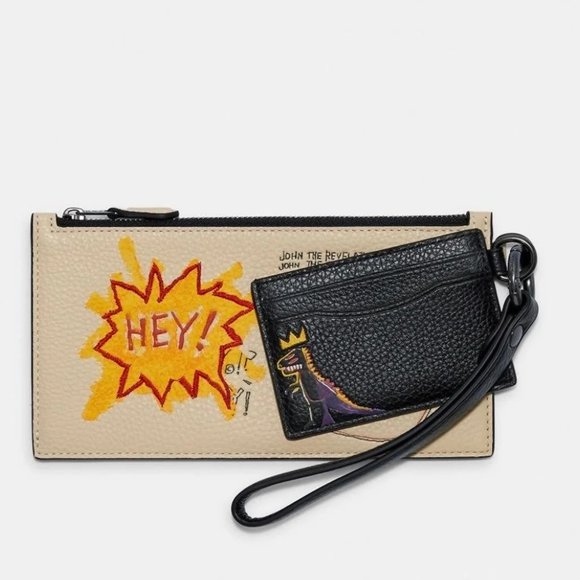 Coach X Jean Michel Basquiat Pouch Trio c5602 - Picture 1 of 10